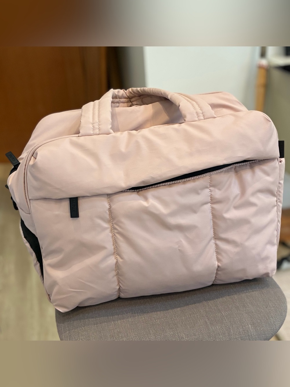 CALPAK Luka Duffel in Rose Quartz